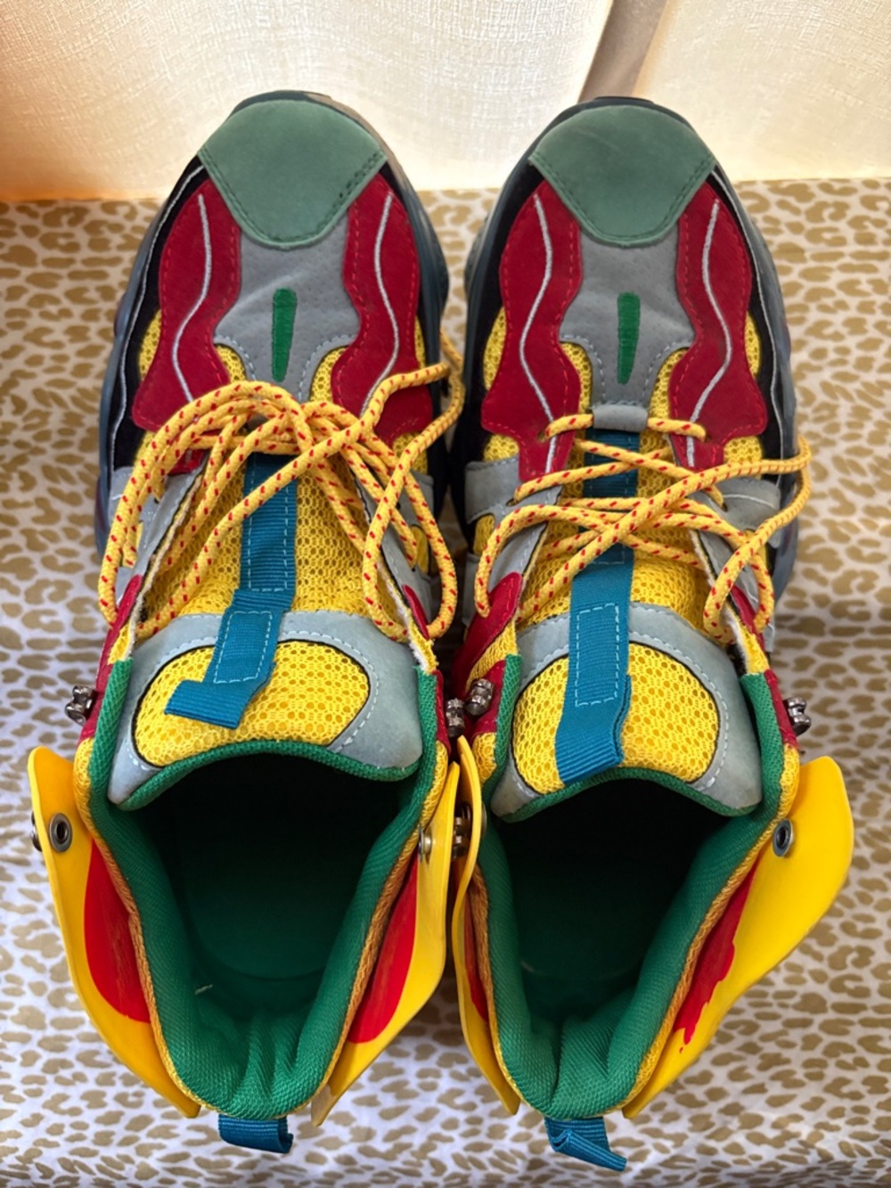 Multi-Color Athletic Sneakers - - Picture 5 of 8